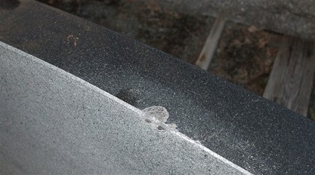 Headstone chip Headstone chip
